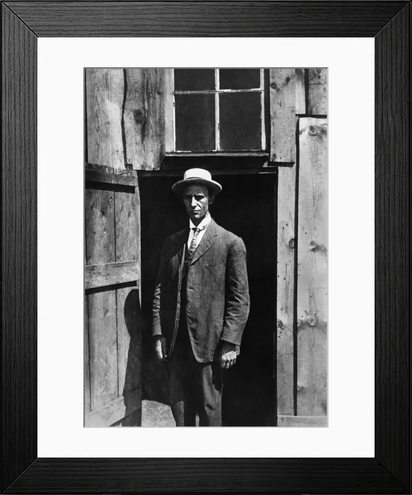 Framed Print : Wilbur Wright, c. 1907-1912. The last five years of his life included flying trials and international business, with extensive, European travel