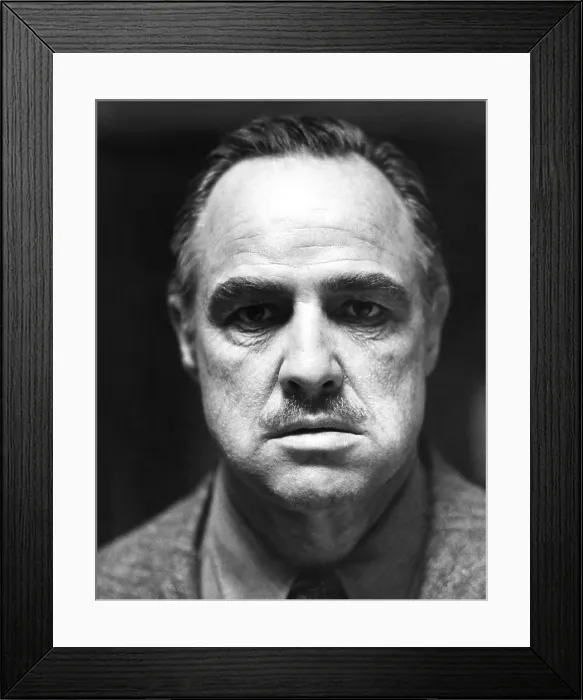Framed Print : THE GODFATHER, Marlon Brando, 1972
