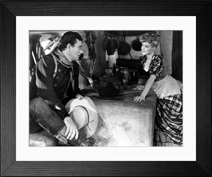 Framed Print : STAGECOACH, John Wayne, Claire Trevor, 1939. TM and Copyright (c) 20th Century Fox Film Corp. All rights reserved. Courtesy: Everett Collection Framed Print : STAGECOACH, John Wayne, Claire Trevor, 1939. TM and Copyright (c) 20th Century Fox Film Corp. All rights reserved. Courtesy: Everett Collection