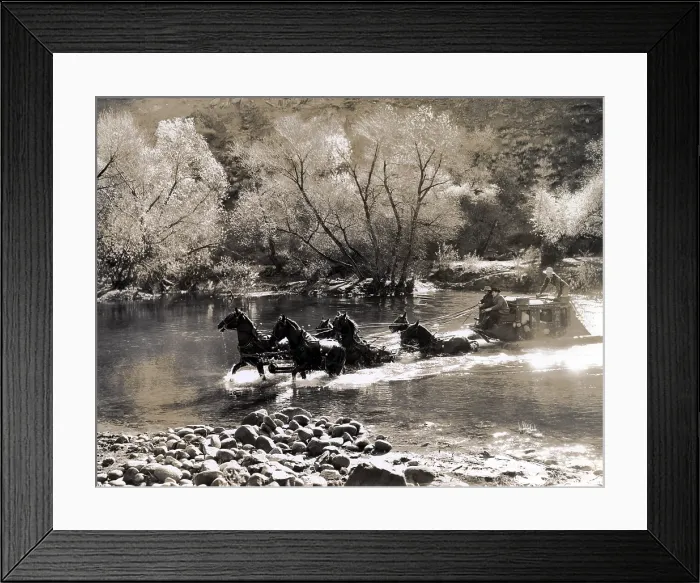 Framed Print : STAGECOACH, 1939. Andy Devine, John Wayne, TM and Copyright 20th Century Fox Film Corp. All rights reserved. Courtesy: Everett Collection
