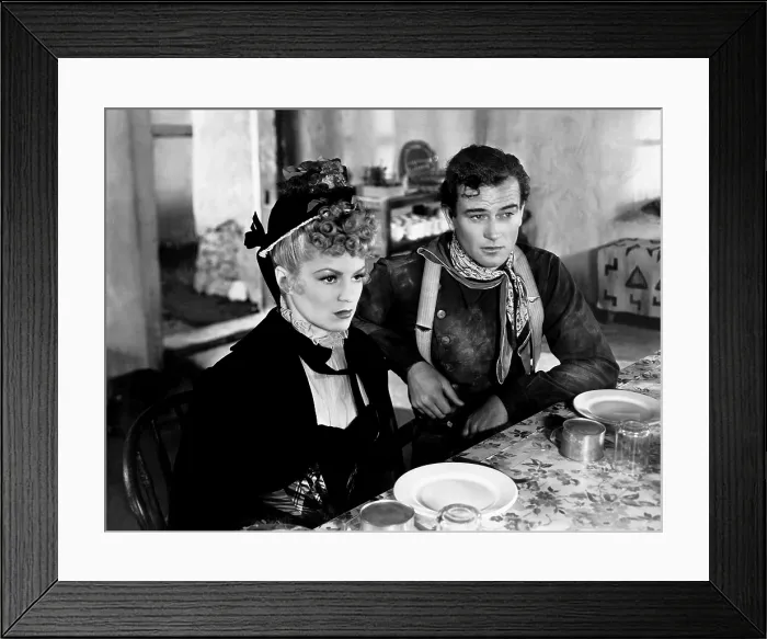 Framed Print : STAGECOACH, from left, Claire Trevor, John Wayne, 1939