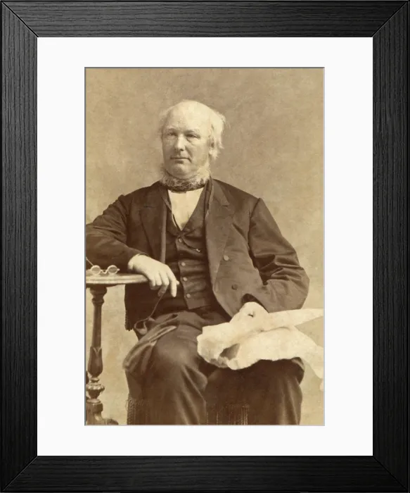 Framed Print : Horace Greeley, c.1868, was a politically active American publisher from the 1830s to 1872