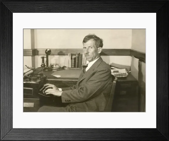 Framed Print : James J. Montague, American journalist and poet, in 1928. He was a popular newspaper poet with his column, More Truth Than Poetry (BSLOC_2018_4_64) Framed Print : James J. Montague, American journalist and poet, in 1928. He was a popular newspaper poet with his column, More Truth Than Poetry (BSLOC_2018_4_64)