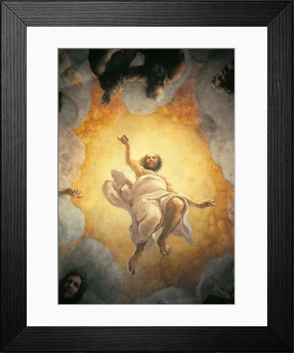 Framed Print : The Vision of St John the Evangelist, the Evangelists and the Doctors of the Church, by Antonio Allegri known as Correggio, 1520 - 1524 about, 16th Century, fresco Framed Print : The Vision of St John the Evangelist, the Evangelists and the Doctors of the Church, by Antonio Allegri known as Correggio, 1520 - 1524 about, 16th Century, fresco