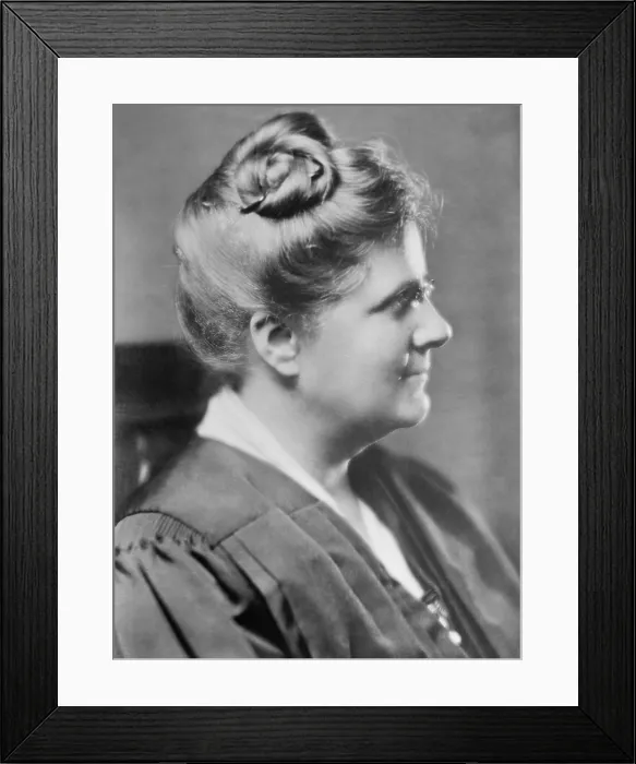 Framed Print : Judge Florence E. Allen, was the first woman to serve on a state supreme court. She was admitted to the Ohio bar in 1914 and elected to the Ohio Supreme Court in 1922