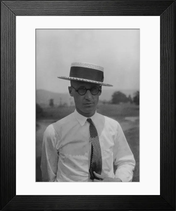 Framed Print : George Rappleyea and John Scopes a month prior to the Scopes Evolution Trial, June 1925
