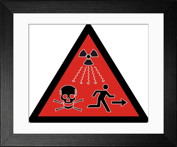 Framed Print : Pictogram message for future ages. In 2007 for the International Atomic Energy Agency designed it to warn future generations to avoid nuclear waste storage sites for 10, 000 years Framed Print : Pictogram message for future ages. In 2007 for the International Atomic Energy Agency designed it to warn future generations to avoid nuclear waste storage sites for 10, 000 years