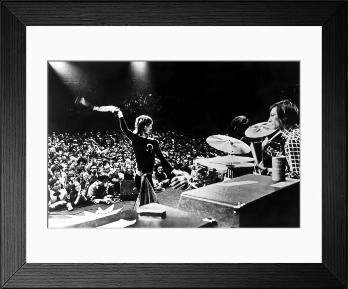 Framed Print : GIMME SHELTER, Mick Jagger, Charlie Watts, 1970 Framed Print : GIMME SHELTER, Mick Jagger, Charlie Watts, 1970