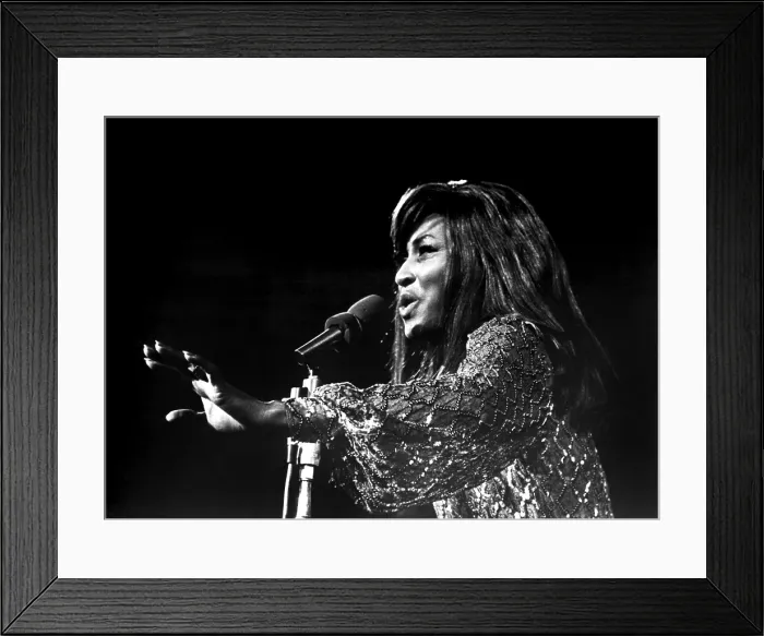Framed Print : GIMME SHELTER, Tina Turner, 1970 Framed Print : GIMME SHELTER, Tina Turner, 1970