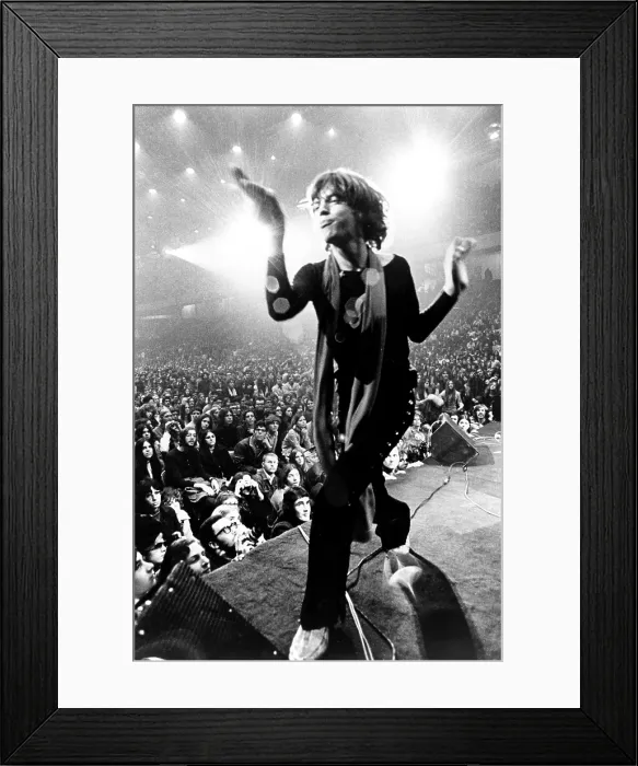Framed Print : GIMME SHELTER, Mick Jagger, 1970 Framed Print : GIMME SHELTER, Mick Jagger, 1970