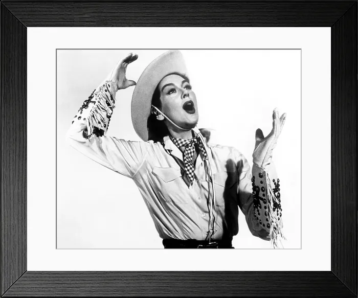 Framed Print : THE GIRL RUSH, Rosalind Russell, 1955