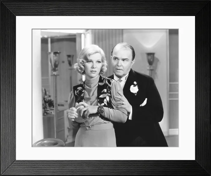 Framed Print : GOLD DIGGERS OF 1937, from left: Glenda Farrell, Victor Moore, 1936 Framed Print : GOLD DIGGERS OF 1937, from left: Glenda Farrell, Victor Moore, 1936