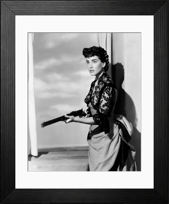 Framed Print : THE STAND AT APACHE RIVER, Julie Adams, 1953 Framed Print : THE STAND AT APACHE RIVER, Julie Adams, 1953