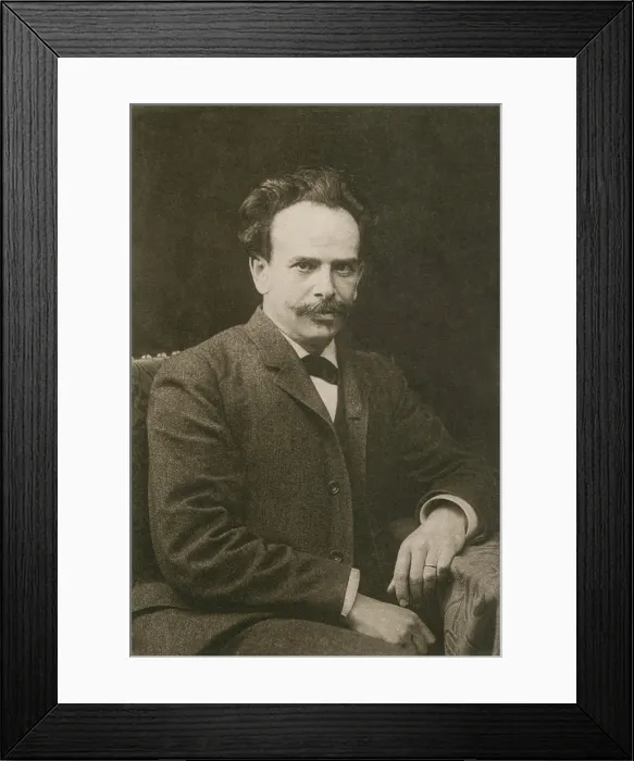 Framed Print : Franz Boas, German-born American anthropologist in 1906, at the age of 48