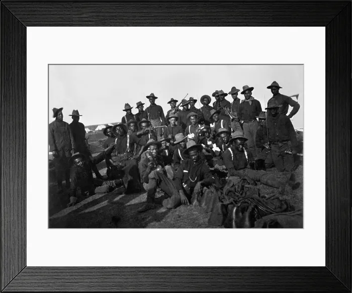 Framed Print : African American soldiers in quarantine at Camp Wikoff, Montauk, with 20, 000 others veterans Framed Print : African American soldiers in quarantine at Camp Wikoff, Montauk, with 20, 000 others veterans
