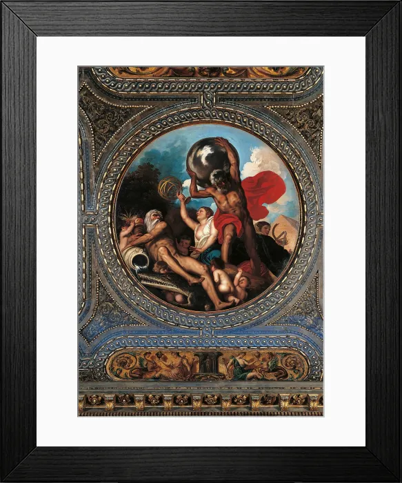 Framed Print : Allegory of Astronomy, by Alessandro Varotari known as Padovanino, 1635, 17th Century, - Italy, Veneto, Venice, Marciana Library, ceiling. All Framed Print : Allegory of Astronomy, by Alessandro Varotari known as Padovanino, 1635, 17th Century, - Italy, Veneto, Venice, Marciana Library, ceiling. All
