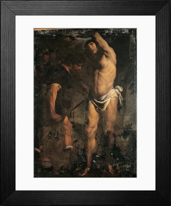 Framed Print : The Martyrdom of St Sebastian, by Andrea Vaccaro, 17th Century, - Italy, Tuscany, Arezzo, Cortona, SantEusebio. All Framed Print : The Martyrdom of St Sebastian, by Andrea Vaccaro, 17th Century, - Italy, Tuscany, Arezzo, Cortona, SantEusebio. All