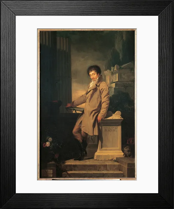 Framed Print : Self portrait, by Domenico Vantini, 1804, 18th Century, oil on panel, cm 78 x 50 - Italy, Lombardy, Milan, Brera Art Gallery. All Framed Print : Self portrait, by Domenico Vantini, 1804, 18th Century, oil on panel, cm 78 x 50 - Italy, Lombardy, Milan, Brera Art Gallery. All