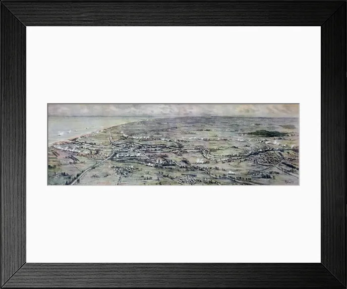 Framed Print : Panorama of the World War 1 Battle of Ypres. Oct. 25, 1914 Framed Print : Panorama of the World War 1 Battle of Ypres. Oct. 25, 1914