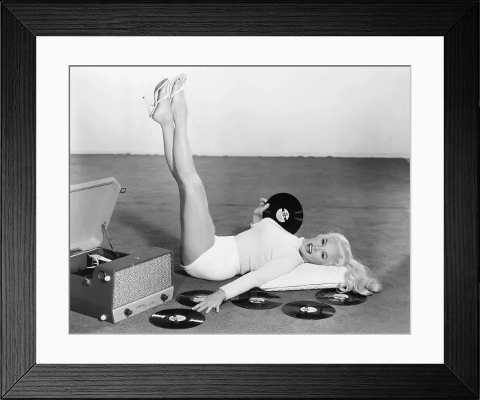 Framed Print : GIRLS TOWN, Mamie Van Doren, 1959
