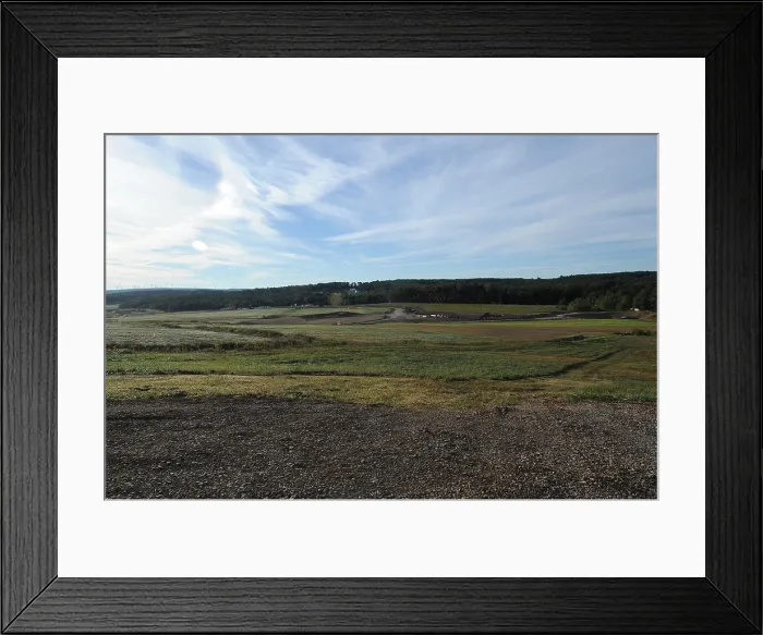 Framed Print : The Western Overlook where Flight 93 crashed on September 11 2001 will be the site of the Flight 93 National Memorial
