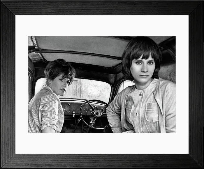 Framed Print : GIRL WITH GREEN EYES, back to front: Lynn Redgrave, Rita Tushingham, 1964 Framed Print : GIRL WITH GREEN EYES, back to front: Lynn Redgrave, Rita Tushingham, 1964