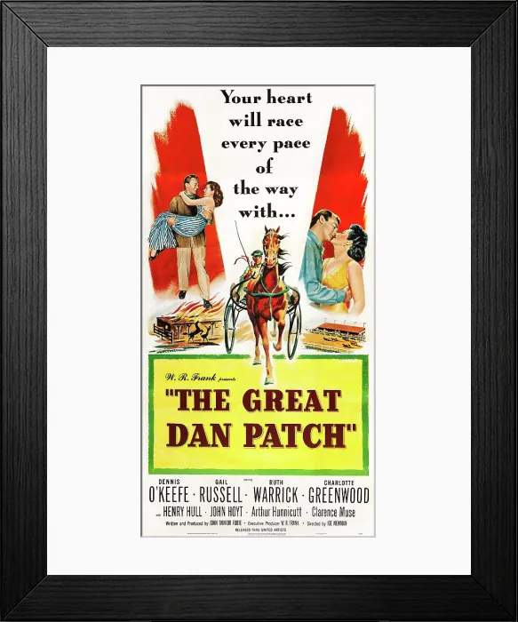 Framed Print : THE GREAT DAN PATCH, US poster art, Gail Russell, Dennis O'Keefe, 1949