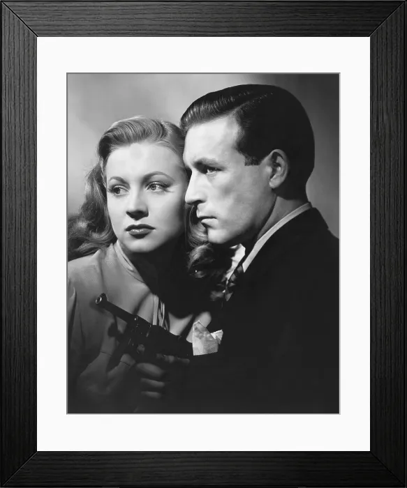 Framed Print : STEP BY STEP, from left: Anne Jeffreys, Lawrence Tierney, 1946 Framed Print : STEP BY STEP, from left: Anne Jeffreys, Lawrence Tierney, 1946