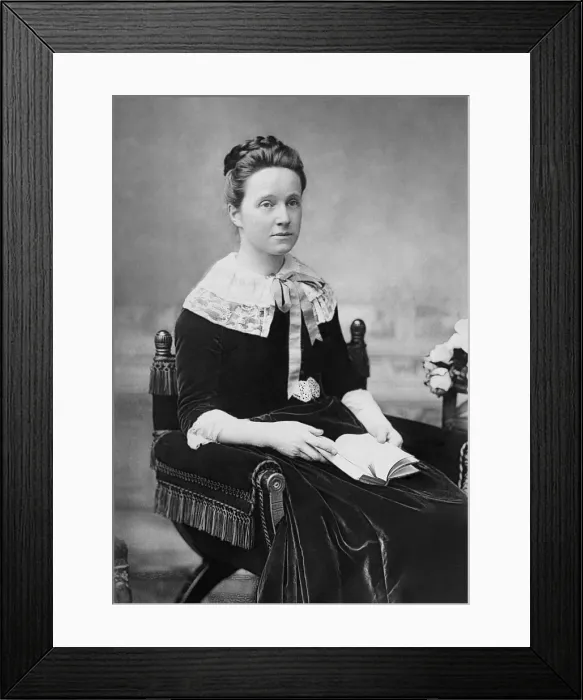 Framed Print : Millicent Garret Fawcett, British womens suffrage leader, c. 1880-90