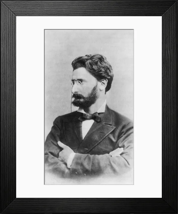 Framed Print : Joseph Pulitzer, c. 1885, when he was building his newspaper empire. He immigrated from Austria-Hungary to Boston in 1825 as an educated, but poor, 17 year old teenager Framed Print : Joseph Pulitzer, c. 1885, when he was building his newspaper empire. He immigrated from Austria-Hungary to Boston in 1825 as an educated, but poor, 17 year old teenager