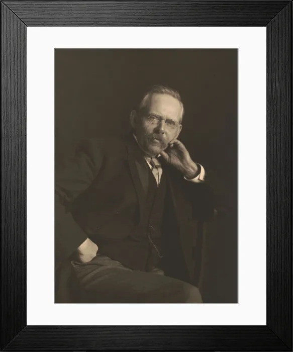 Framed Print : Jacob August Riis, Danish-American social reformer and documentary photographer, c. 1900. Portrait by Frances Benjamin Johnston (BSLOC_2016_11_202) Framed Print : Jacob August Riis, Danish-American social reformer and documentary photographer, c. 1900. Portrait by Frances Benjamin Johnston (BSLOC_2016_11_202)