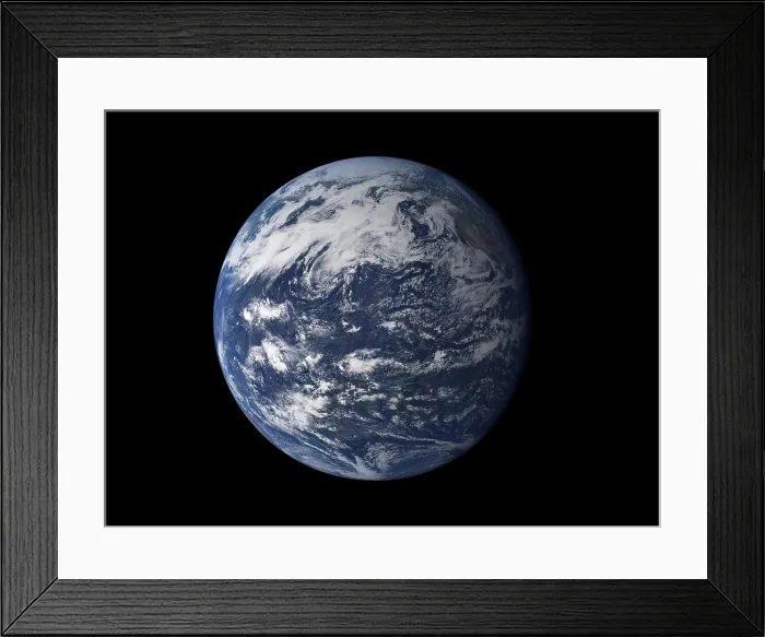 Framed Print : The Water Planet, space image of the Pacific Ocean Framed Print : The Water Planet, space image of the Pacific Ocean