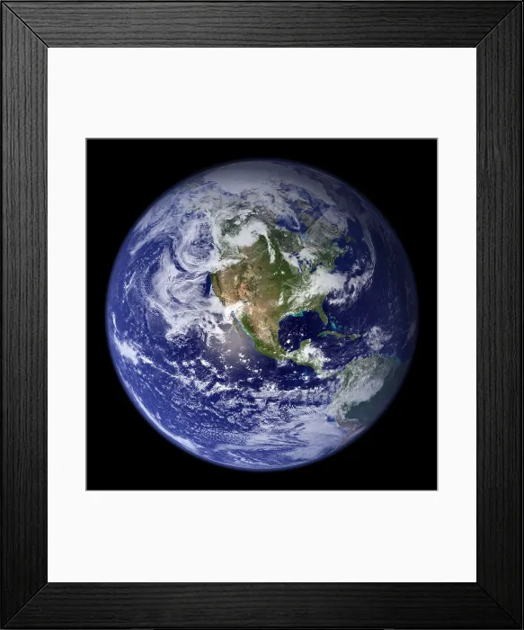 Framed Print : North American, the Caribbean, and northern South American photographed from space. June 1, 2010 Framed Print : North American, the Caribbean, and northern South American photographed from space. June 1, 2010