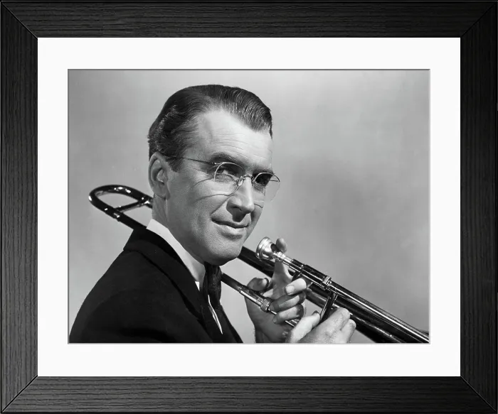 Framed Print : THE GLENN MILLER STORY, James Stewart, 1954 Framed Print : THE GLENN MILLER STORY, James Stewart, 1954