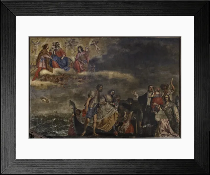 Framed Print : The Miraculous Rescue, by Girolamo Forabosco, 17th Century, oil on canvas, - Italy, Veneto, Venice, Malamocco, Santa Maria Assunta Church. All Framed Print : The Miraculous Rescue, by Girolamo Forabosco, 17th Century, oil on canvas, - Italy, Veneto, Venice, Malamocco, Santa Maria Assunta Church. All