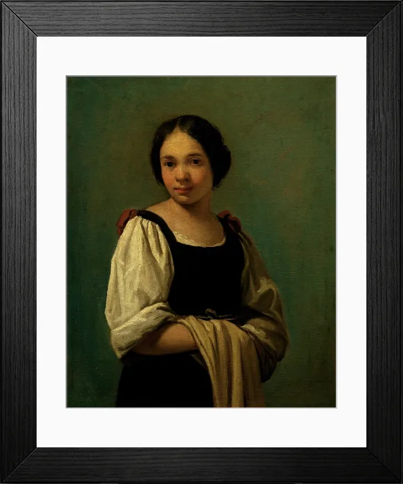 Framed Print : Cifrondi Antonio, Peasant Girl, 1720, 18th Century, oil on canvas, Private collection (607158) Everett CollectionMondadori Portfolio**US SALES ONLY**