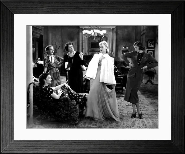Framed Print : STAGE DOOR, Gail Patrick, Constance Collier, Ginger Rogers, Lucille Ball, 1937, TM and Copyright 20th Century Fox Film Corp. All rights reserved. Courtesy: Everett Collection