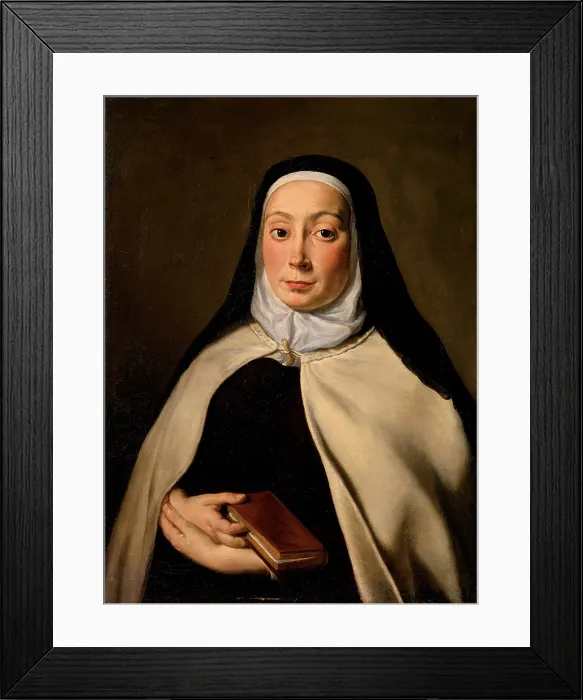 Framed Print : Cignani Carlo, Portrait of a Nun, 17th Century, oil on canvas, Private collection (607176) Everett CollectionMondadori Portfolio**US SALES ONLY**
