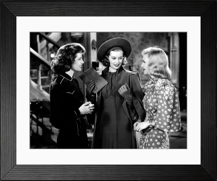 Framed Print : STAGE DOOR, Katharine Hepburn, Lucille Ball, Ginger Rogers, 1937