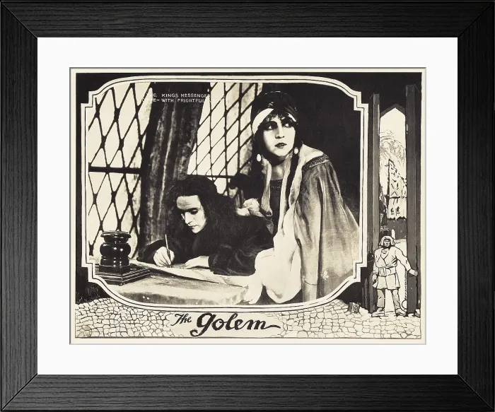 Framed Print : THE GOLEM, (aka DER GOLEM, WIE ER IN DIE WELT KAM, aka THE GOLEM: HOW HE CAME INTO THE WORLD'), from left: Ernst Deutsch