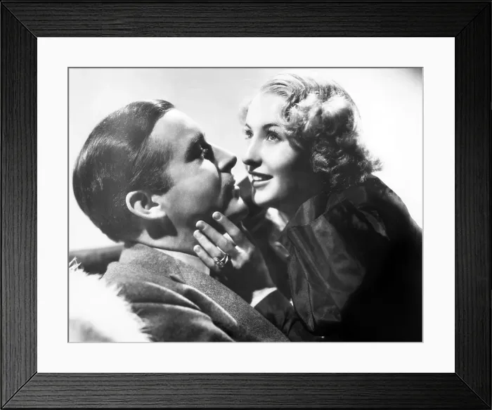 Framed Print : STELLA DALLAS, from left: John Boles, Barbara Stanwyck, 1937