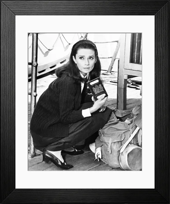 Framed Print : TWO FOR THE ROAD, Audrey Hepburn, 1967, TM & Copyright 20th Century Fox Film Corp. All rights reserved Framed Print : TWO FOR THE ROAD, Audrey Hepburn, 1967, TM & Copyright 20th Century Fox Film Corp. All rights reserved
