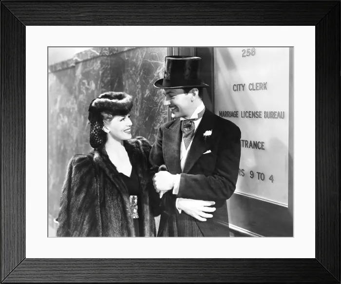 Framed Print : TWO GIRLS ON BROADWAY, from left: Lana Turner, Kent Taylor, 1940 Framed Print : TWO GIRLS ON BROADWAY, from left: Lana Turner, Kent Taylor, 1940