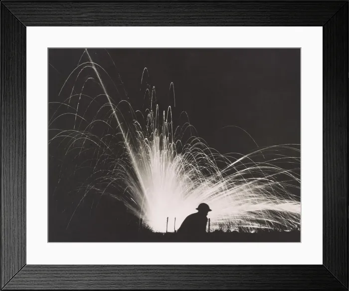 Framed Print : Night attack with phosphorous bombs, Gondrecourt, France, Aug. 15, 1918 Framed Print : Night attack with phosphorous bombs, Gondrecourt, France, Aug. 15, 1918