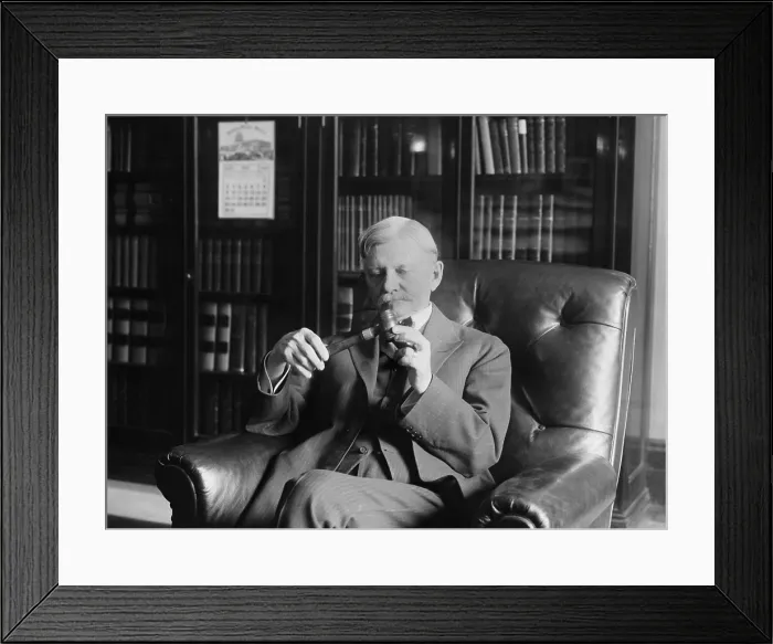 Framed Print : Vice President Thomas Marshall holding the gavel of President of the Senate, 1913-1921 (BSLOC_2016_11_45) Framed Print : Vice President Thomas Marshall holding the gavel of President of the Senate, 1913-1921 (BSLOC_2016_11_45)