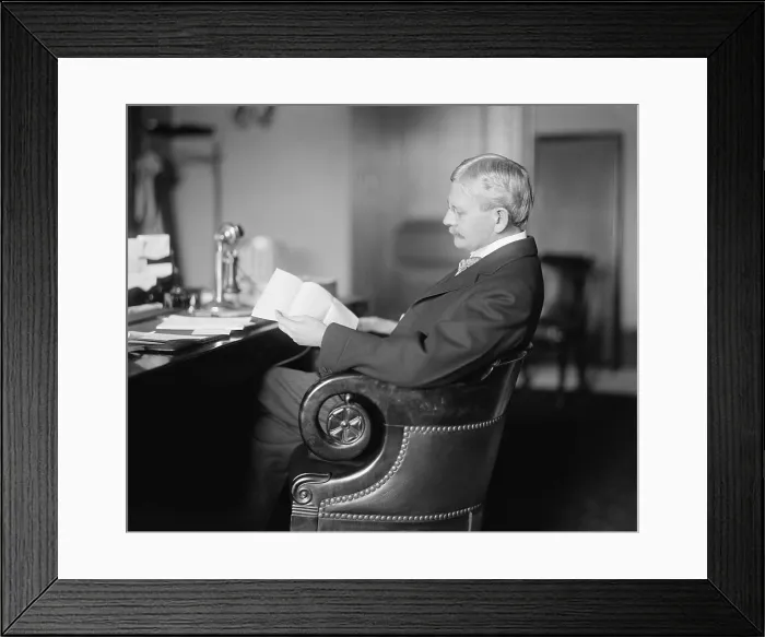 Framed Print : Vice President Thomas Marshall, c. 1913-1916, served in the Woodrow Wilson administration. He was previously the Governor of Indiana (BSLOC_2016_11_43) Framed Print : Vice President Thomas Marshall, c. 1913-1916, served in the Woodrow Wilson administration. He was previously the Governor of Indiana (BSLOC_2016_11_43)