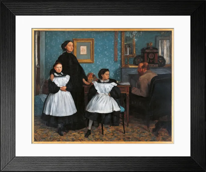 Framed Print : The Bellelli family, by Edgar Degas, 1860 - 1860 about, 19th Century, oil on canvas, cm 200 x 250 - France, Ile de France, Paris, Muse dOrsay, RF 2210. All Framed Print : The Bellelli family, by Edgar Degas, 1860 - 1860 about, 19th Century, oil on canvas, cm 200 x 250 - France, Ile de France, Paris, Muse dOrsay, RF 2210. All