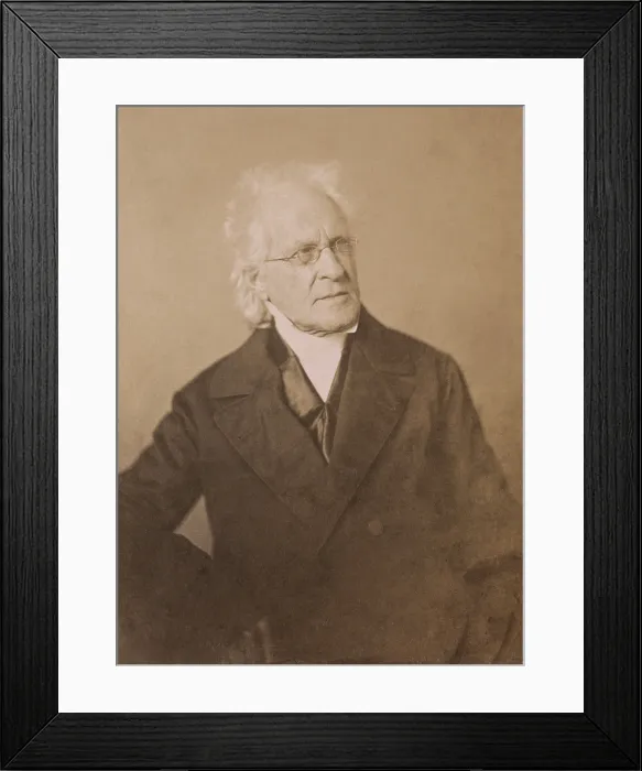 Framed Print : Painter Rembrandt Peale, was one of Charles Willson Peales several talented children, Photograph taken between 1855-1860 by Frederick De Bourg Richards