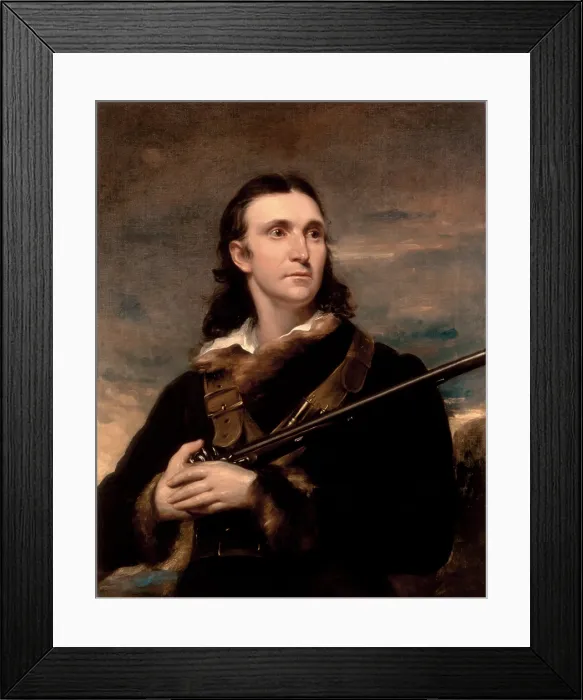 Framed Print : John James Audubon by John Syme, 1826. The artist posed Audubon frontier clothes for this portrait, commissioned by Audubons publisher Framed Print : John James Audubon by John Syme, 1826. The artist posed Audubon frontier clothes for this portrait, commissioned by Audubons publisher