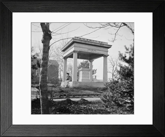 Framed Print : Tomb of President James K. Polk, Nashville, TN. 1864 Framed Print : Tomb of President James K. Polk, Nashville, TN. 1864